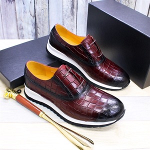 Zapatos de Vestir Casuales de Negocios de Cuero Personalizados de Alta Gama para Otoño, con Estampado de Leopardo, Punta en Pico, Suela Plana, Detalles con Flecos, Antideslizantes - Product Image 2