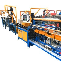 Machine à clôtures à mailles losangées haute vitesse avec commande PLC et moteur de 5,5 kW pour la construction
