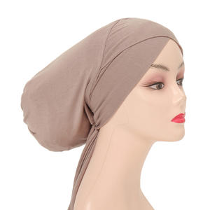 Nuevo estilo Underscarf Close in the Back Popular Under Inne <span class=keywords><strong>Hijab</strong></span> 12 colores Hijabs interiores para mujeres musulmanas <span class=keywords><strong>Hijab</strong></span> interior Under - Product Image 4