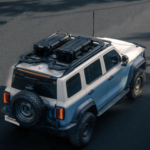 Haute qualité voiture <span class=keywords><strong>acier</strong></span> rack rails de <span class=keywords><strong>toit</strong></span> support de <span class=keywords><strong>toit</strong></span> barre transversale ouverte porte-bagages raquette pour réservoir 300 rack plateau de <span class=keywords><strong>toit</strong></span> - Product Image 6