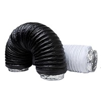 Silencieux d'air frais pour conduit flexible, dispositif de réduction du bruit silencieux pour ventilateur de gaine, système d'air frais 150, ventilation d'extraction 110 pour plafond