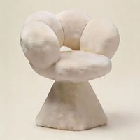 Tabouret de maquillage contemporain de luxe léger haut de gamme pour coiffeuse, salon, chambre et chaise de salon de manucure