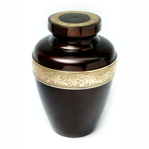 Urnes funéraires funéraires pour adultes et souvenir Style américain couleurs personnalisées urne en métal sculptée à la main pour la paix - Product Image 5