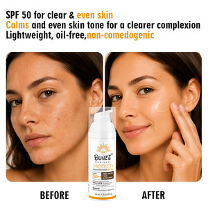 ODM ไบรท์เทนนิ่ง ซันสกรีน SPF 50 PA++++ รีเฟรชชิ่ง กันเหงื่อ เนื้อบางเบา เมคอัพสำหรับผู้ชาย ผลิตภัณฑ์ดูแลผิวจากเกาหลี - Product Image 4