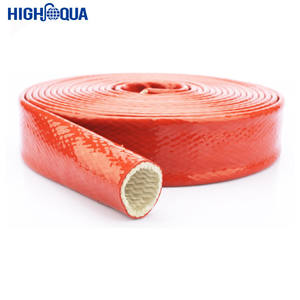 À prova de fogo/Resistente Ao calor Luva de Borracha De Silicone Revestido De Fibra De Vidro de Fogo Luva - Product Image 4