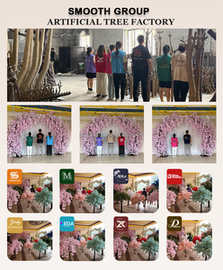 ต้นซากุระประดิษฐ์สีชมพูจาก LEDA Factory Outlet สำหรับตกแต่งโต๊ะกลางงานแต่งงาน - Product Image 4