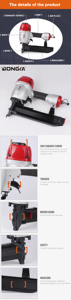 DONGYA N851 Color Naranja, Resistente, Calibre 16 Pistola grapadora de corona mediana - Product Image 4