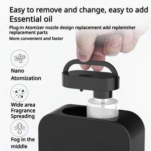 App-gesteuerter elektrischer Verneb lungs diffusor für die Wand montage Kunststoff-Diffusor für ätherische Öle mit wasserlosem <span class=keywords><strong>Aroma</strong></span> für das Home Hotel French - Product Image 6