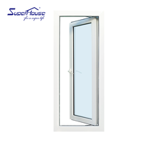 Fenêtre à battant UPVC avec section de profil de système européen des fenêtres upvc