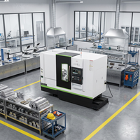 Hochpräzise Horizontale Metall-Schrägbett-CNC-Drehmaschine mit Revolver-Spindel Drehzentrum