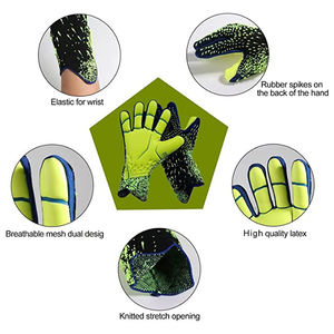 <span class=keywords><strong>Gants</strong></span> de gardien de but de football <span class=keywords><strong>en</strong></span> <span class=keywords><strong>latex</strong></span> professionnel de haute qualité - Product Image 6