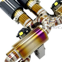 Sistema de Escape Cat-Back de Aleación de Titanio Ligero de Alto Rendimiento con Silenciador para Porsche 911 992 3.0T 3.8T