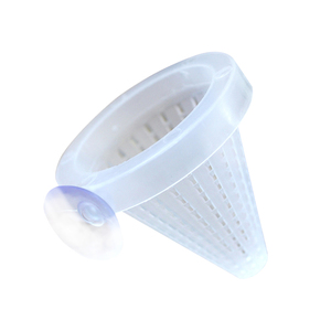 어항 수족관 액세서리 용 수족관 플라스틱 깔때기 콘 피더 레드 웜 컵 - Product Image 3