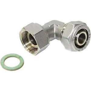 Conexión de compresión curva giratoria 32X1 "Mirilla de latón SAE Rosca NPT estándar Conectores mecanizados de cobre para tubería de 12mm - Product Image 1