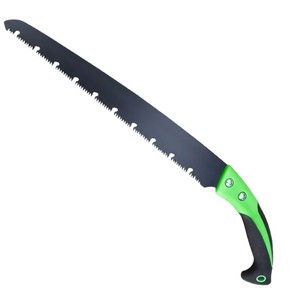 Scie à main de jardinage et de menuiserie à lame droite, manche courbé, tête de tigre, revêtement en téflon, pour l'élagage des arbres fruitiers - Product Image 5