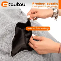Housse de pouf d'extérieur imperméable OTAUTAU avec étui pour tabouret, en coton et lin, sans lavage, pour chaise pouf, siège au sol, ottoman DD016