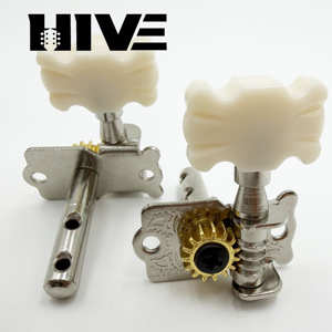 HIVE 6 pièces/ensemble Mécaniques d'accordage à double trou en acier à simple action pour <span class=keywords><strong>guitare</strong></span> classique, mécaniques d'accordage à engrenage ouvert pour <span class=keywords><strong>guitare</strong></span> <span class=keywords><strong>folk</strong></span> et <span class=keywords><strong>guitare</strong></span> électrique - Product Image 3