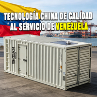Générateur diesel silencieux portable à refroidissement par eau, haute puissance, 500 kVA 500 kW 1000 kVA 1000 kW, pour usage intensif, Venezuela