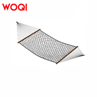 Hamac pliable portable WOQI pour l'extérieur, ultra-léger, en tissu, tissé à la main, pour le camping et la randonnée, 2 places, capacité 150 kg, tout usage