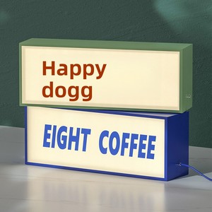 Mobile Movable Charging Stall <strong>Light</strong> Box Rectangular Replaceable Panel <strong>Light</strong> <strong>Board</strong> Desktop Logo Signboard Billboard Custom - Product Image 3