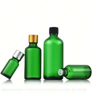 Bouteilles d'huile essentielle vert bleu ambre 10ml de qualité supérieure flacon compte-gouttes de sérum emballage cosmétique - Product Image 3