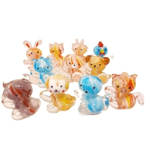 รูปปั้นปลาผสมของ Murano ฮาโลวีนรูปสัตว์แก้วโลโก้ที่กำหนดเอง - Product Image 1