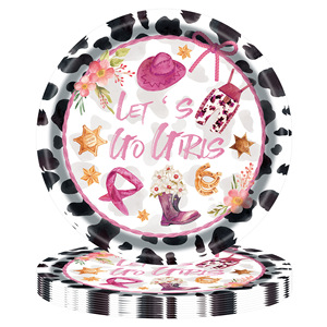Cowgirl Rodeo Party Cups 9 Oz Western Theme Birthday Tableware - Product Image 2