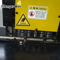 Nouvelle machine de perçage et de poinçonnage de barres latérales à 5 trous MengerBee FHDM-1 pour cadres d'apiculture, haute capacité 1800 pièces/heure, moteur 1,5 kW