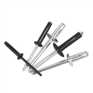 Rivets aveugles à tête dôme en aluminium et acier noirs de 2,4 mm, 3 mm, 3,2 mm, 4 mm, 4,8 mm, 5 mm, 6,4 mm - Product Image 4