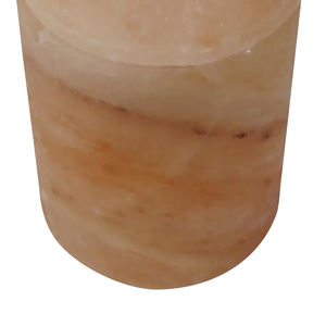 Pot à bonbons en sel de l'Himalaya fait à la main, pierre rose décorative, rangement, pot à bonbons en sel de l'Himalaya rose naturel - Product Image 4