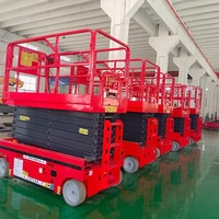 Plateforme élévatrice mobile à ciseaux hydraulique tractable 6m 8m 10m 12m
