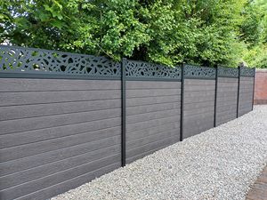 Tùy chỉnh ngoài trời sơn tĩnh điện tấm nhôm laser cắt kim loại màn hình Cửa vườn hàng rào tấm riêng tư của kích thước tùy chỉnh - Product Image 3