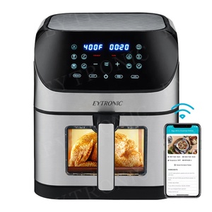 หม้อทอดไร้น้ำมัน Eytronic ความจุใหญ่ ตะกร้าเคลือบกันติด หม้อทอดอัจฉริยะ 8 ลิตร หม้อทอดไร้น้ำมัน Eytronic ความจุใหญ่ ตะกร้าเคลือบกันติด - Product Image 3