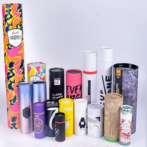 <span class=keywords><strong>Carton</strong></span> fort personnalisé noir kraft artisanat papier ondulé noyau grande affiche <span class=keywords><strong>tubes</strong></span> d'expédition <span class=keywords><strong>carton</strong></span> d'emballage avec embouts - Product Image 2