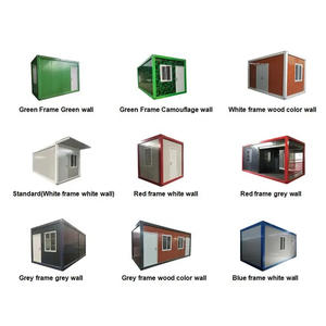 Casa prefabricada portátil de 20 pies económica, contenedor desmontable de lujo, marco de acero para sala de estar al aire libre, edificio de oficinas, uso de Hotel rápido - Product Image 6