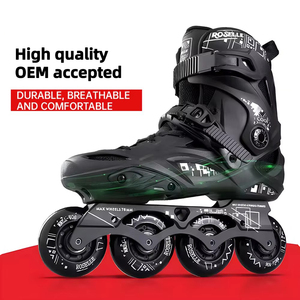 Pattini in Linea OEM <span class=keywords><strong>per</strong></span> <span class=keywords><strong>Adulti</strong></span>, Uomo e Donna, Pattini Professionali <span class=keywords><strong>per</strong></span> Velocità, Fitness, Pattinaggio Urbano e Aggressivo, Pattini da Slalom - Product Image 1
