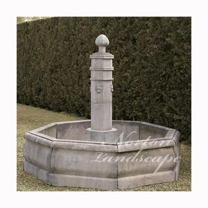 Décoration de jardin extérieur Grande <span class=keywords><strong>fontaine</strong></span> d'eau antique en pierre calcaire sculptée style français en granit et marbre <span class=keywords><strong>à</strong></span> <span class=keywords><strong>vendre</strong></span> - Product Image 5