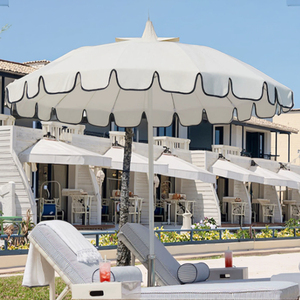 Parasol de jardin de luxe pliable en fer à 16 baleines, design européen moderne de style pagode, imperméable, pour usage extérieur, salle de sport et cuisine - Product Image 2