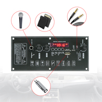 Haut-parleur sonore en vente flash, lecteur MP3, module Bluetooth MP3, carte amplificateur, amplificateurs 2x10w