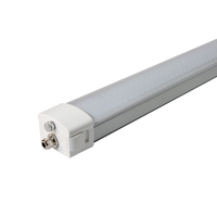 Lámpara LED Tri-proof de 4 pies y 40W, IP66, Impermeable, Antideslumbrante, para Garaje, Almacén, Uso Industrial