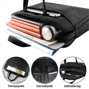 Maletín para portátil impermeable para hombres de negocios con cierre de cremallera, bolso para documentos de alta calidad y gran capacidad, bolso de <span class=keywords><strong>abogado</strong></span> - Product Image 4