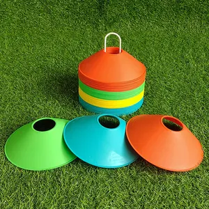 Eb 6039 Groothandel Goedkopere Aangepaste Kleur Pe Duurzame Kegels Sport Voetbal Training Behendigheid Marker Disc Voetbal Kegels