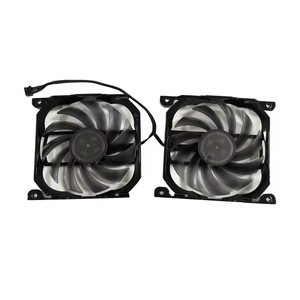 Videokühler, GPU-Grafikkartenlüfter für Inno3D P104-100 p104 100 Twin X2, für Inno3D GTX <span class=keywords><strong>960</strong></span> HerculeZ 2X <span class=keywords><strong>OC</strong></span> 4 GB, 2 Stück/Set CF-12915S - Product Image 2