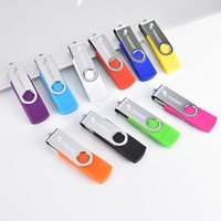 Clé USB pivotante 3.0 Clé USB 16 Go Clé USB 128 Go Clé USB Type C Stylo en plastique métallique avec téléphone Usine Vente en gros