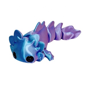 Set de Animales Pequeños Impresos en <span class=keywords><strong>3D</strong></span>, Salamandra Bebé Articulada, Animales Impresos en <span class=keywords><strong>3D</strong></span> para Decoración del Hogar u Oficina, Figuras Impresas para Manualidades, Regalos de Navidad - Product Image 5