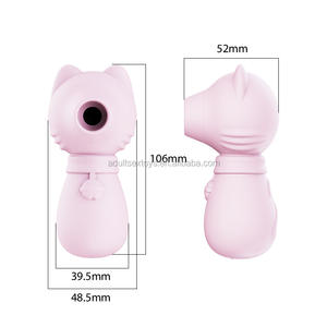 Cute <span class=keywords><strong>Kitty</strong></span> Shape altri prodotti per massaggi vibratore per succhiare il clitoride per le donne massaggiatore per il seno - Product Image 5