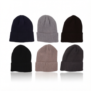 Gorro de Punto Acanalado con Logo Personalizado, Gorra Unisex para Viajes Casuales al Aire Libre, Gorro de Invierno de Color Sólido Tejido a Máquina - Product Image 1