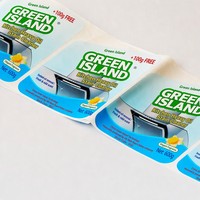 Étiquettes autocollantes personnalisées ovales découpées au laser, imprimées en flexographie, résistantes à l'humidité, pour détergent à lessive (ODM)