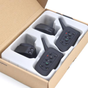 Intercom Bluetooth pour motos V6, intercom pour casque pour 2 motards, connexion pour 6 motards, casque avec batterie 850 mAh - Prix d'usine - Product Image 2