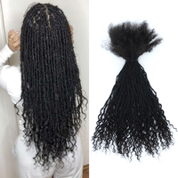 Extensions de dreadlocks KAMA Microlocks 0.1/0.2cm Sister Locks 100% cheveux brésiliens Remy avec pointes bouclées